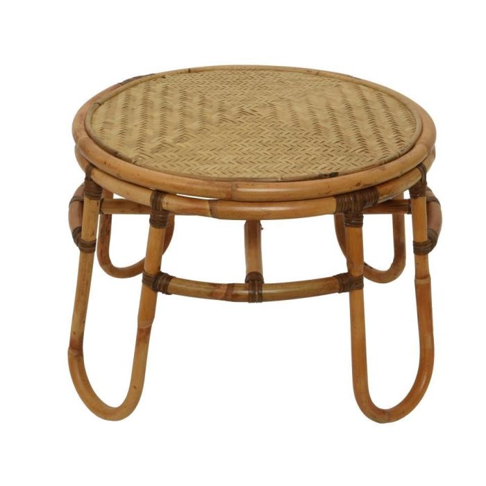 Mesita Auxiliar Balines DKD Home Decor Natural 60 x 42 x 60 cm