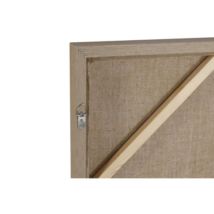DKD Home Decor Cuadro Oriental con Caballos Yute y PS Beige/Negro 140x4x100 cm 3