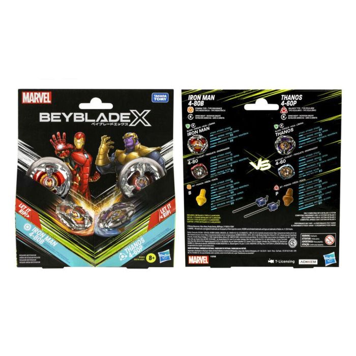 HASBRO Kit inicial Beyblade X Marvel surtido +8 años HASBRO Kit inicial Beyblade X Marvel surtido +8 años