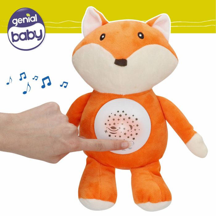 Peluche Proyector LED Colorbaby Felpa Plástico 25 x 27 x 13 cm (4 Unidades) 5