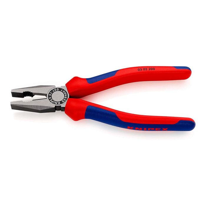 Knipex Alicates Universales 205 x 44 x 21 mm para cortar alambre blando y duro, 200 mm filo con bisel 1