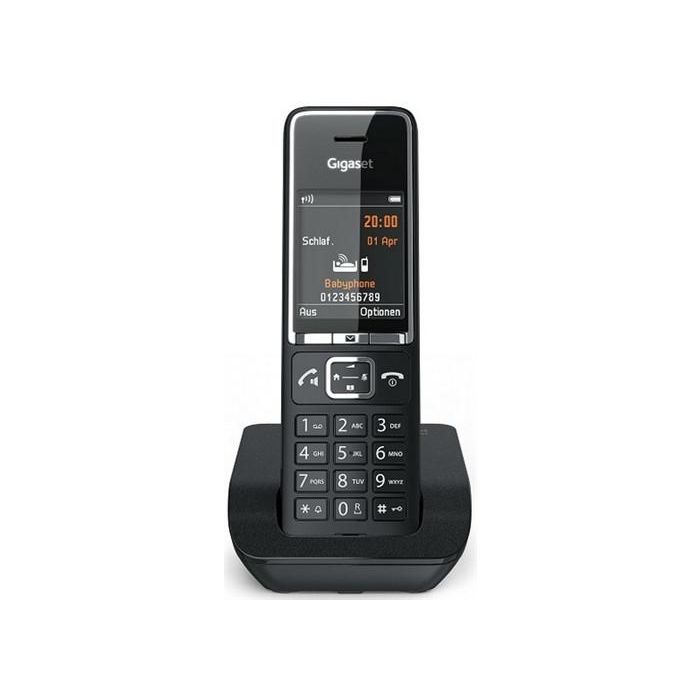Gigaset COMFORT 550 Teléfono DECT Negro, Identificador de llamadas, SMS, Pantalla 2.2", S30852-H3001-D204