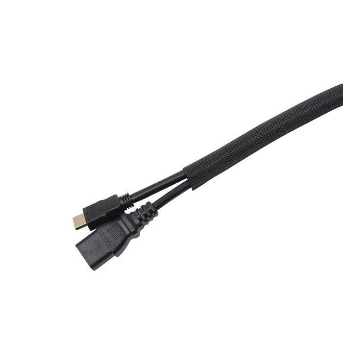 Vivolink Manguera Flexible para Cables Ø38mm Negra 25m - Organizador de Cables Fácil de Cortar 3 Vivolink Manguera Flexible para Cables Ø38mm Negra 25m - Organizador de Cables Fácil de Cortar 3
