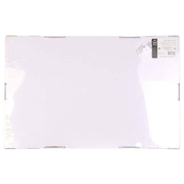 Home Deco Factory Marco para 6 Fotos Madera Blanco Colección Essentiel Decoración Paredes 49x3,4x31,5 cm 3