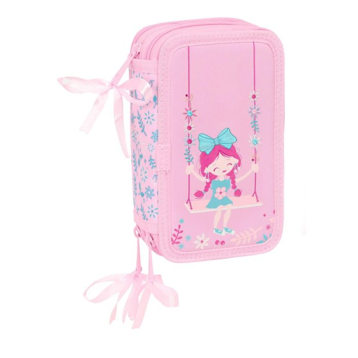Estuche Escolar con Accesorios Glow Lab Swing Multicolor 12,5 x 19,5 x 5,5 cm 37 Piezas
