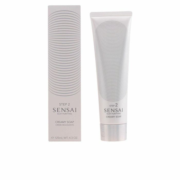 Sensai SILKY PURIFYING creamy soap 125 ml - Limpiador facial en crema para piel normal, seca o mixta