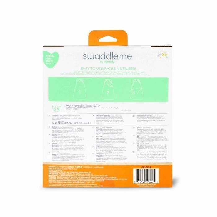 Saco de dormir INGENUITY, color verde salvia, de espuma de algodón, TOG 1. Ajustable de 3 a 18 meses, con certificación Oeko-Tex. 4 Saco de dormir INGENUITY, color verde salvia, de espuma de algodón, TOG 1. Ajustable de 3 a 18 meses, con certificación Oeko-Tex. 4