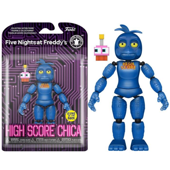 FUNKO Figura Action Five Nights at Freddy's High Score Chica que Brilla en la Oscuridad