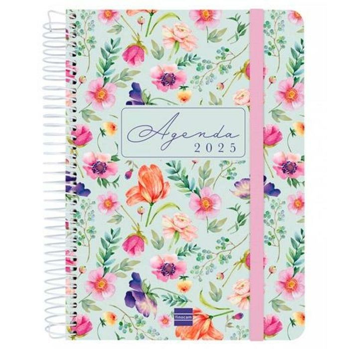 Agenda Finocam CLOE A5 15,5 x 21,2 cm 2025 Floral