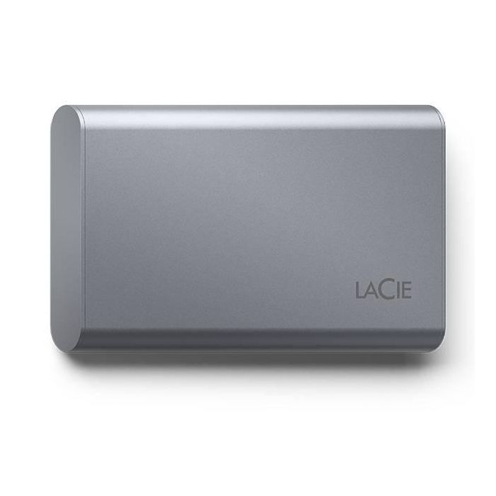 Lacie STKH500800 SSD Externo Portátil 500GB USB 3.2 Gen 2 Hasta 1050 MB/s Cifrado AES-256 Gris Espacio 1