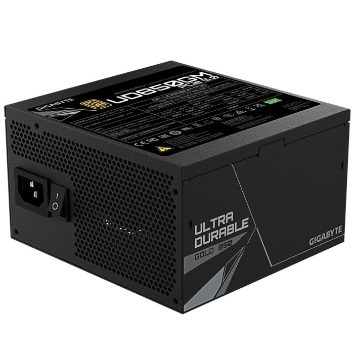 Gigabyte GP-UD850GM PG5 V2 Fuente de Alimentación 850W 80 Plus Gold ATX 3.1, PCIe 12VHPWR, 120mm Ventilador HYB, Modular