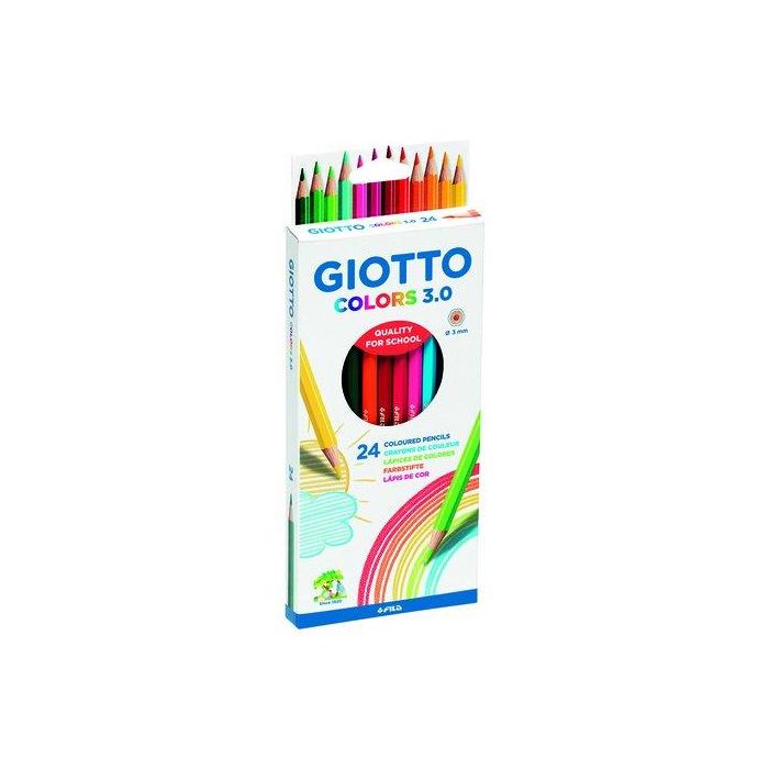 Giotto Lápices de Colores Colors 3.0 Surtidos Estuche 24 Unidades