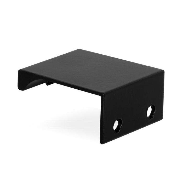 Trentadue Tirador Vico Aluminio Negro Mate 16mm. Otros Acabados: Plata, Anodizado Brillo, Blanco. Distancias: 128, 192, 320mm 2