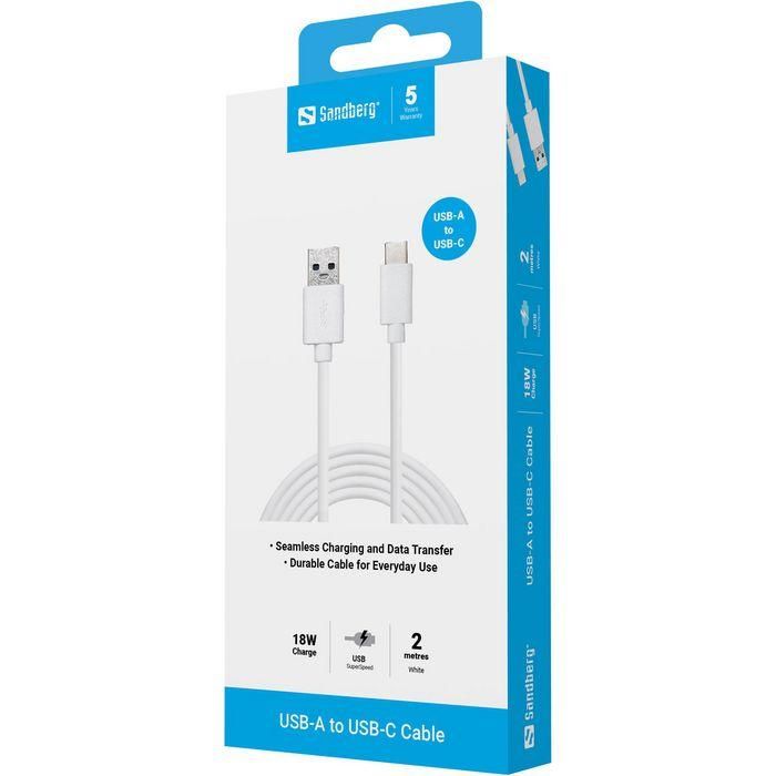 Sandberg USB-C 3.1 to USB-A 3.0 2M 1 Sandberg USB-C 3.1 to USB-A 3.0 2M 1