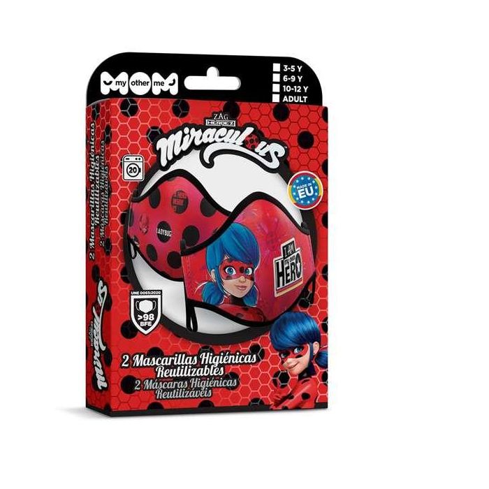 Ladybug Mascarilla Higiénica Premium para Adulto - Talla Única