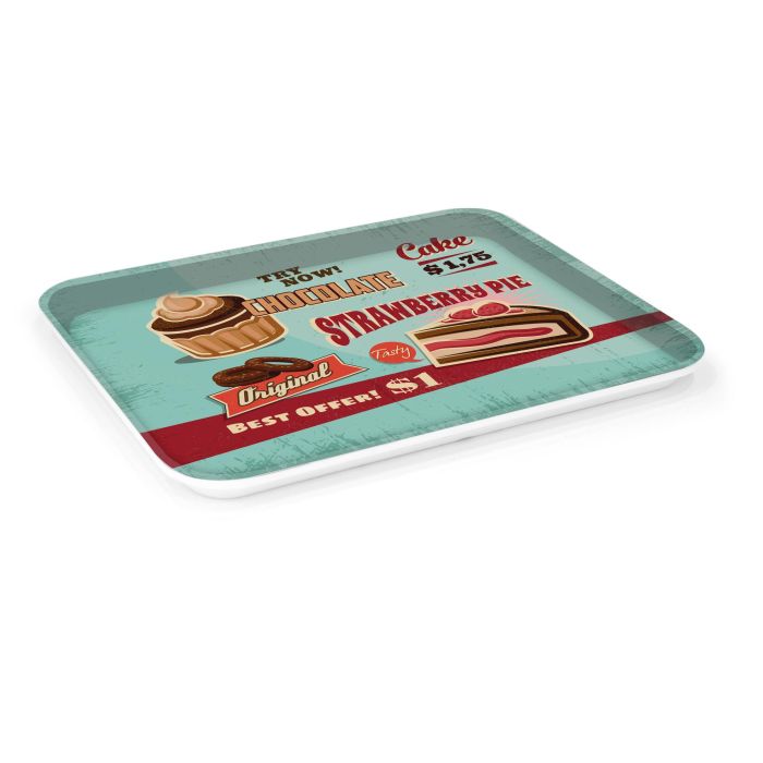 Bandeja Melaminada Retro 27x21 cm 3 Surtidos La Mediterran - Inde (18 Unidades) 6 Bandeja Melaminada Retro 27x21 cm 3 Surtidos La Mediterran - Inde (18 Unidades) 6