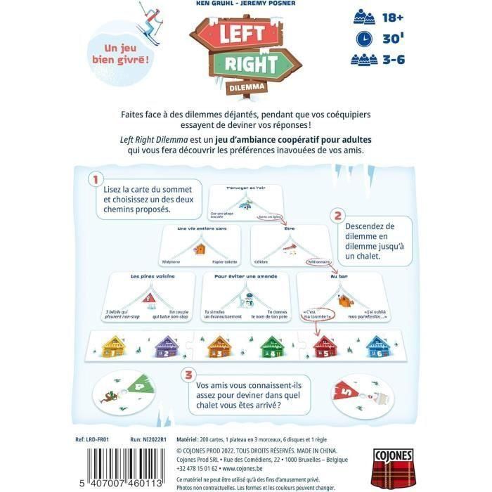 Asmodee ASM5407007460113 Dilema izquierda derecha 2