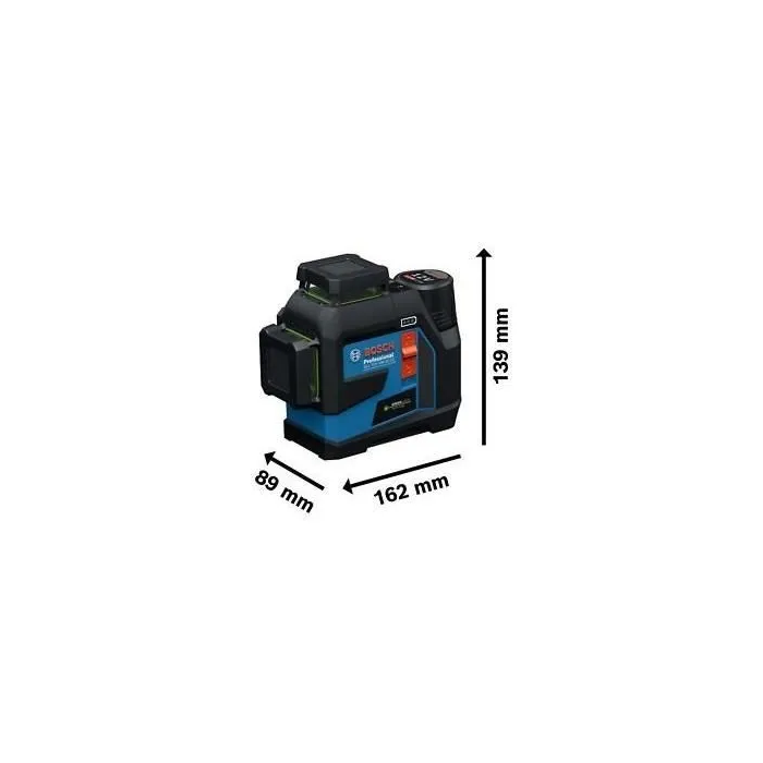 Bosch Professional GLL 12V-100-33 CG Láser de Línea, 3 Líneas Láser en 360º, Alcance 100 m, Maletín L-BOXX con Cargador 1 Bosch Professional GLL 12V-100-33 CG Láser de Línea, 3 Líneas Láser en 360º, Alcance 100 m, Maletín L-BOXX con Cargador 1