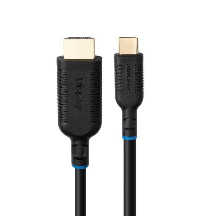 MicroConnect Cable USB-C a HDMI 1m 4K 60Hz HDR10 para Thunderbolt 3 y DP Alt Mode 2 MicroConnect Cable USB-C a HDMI 1m 4K 60Hz HDR10 para Thunderbolt 3 y DP Alt Mode 2