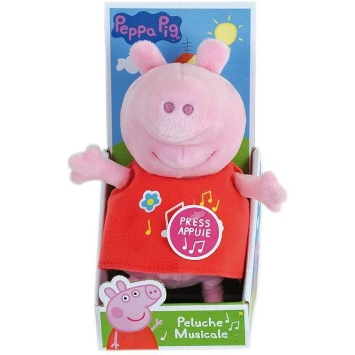 Peppa Pig Peluche Musical Jemini - Muñeco de Felpa Suave de 20 cm con Sonido Original de la Serie 2 Peppa Pig Peluche Musical Jemini - Muñeco de Felpa Suave de 20 cm con Sonido Original de la Serie 2