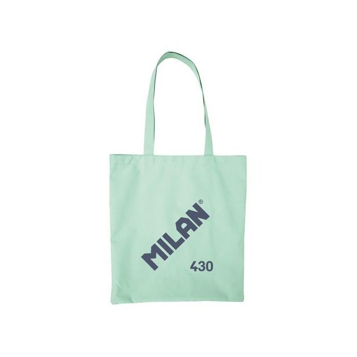 Milan Bolsa De Mano Tote Bag Verde Tejido RIPSTOP Ligero y Resistente