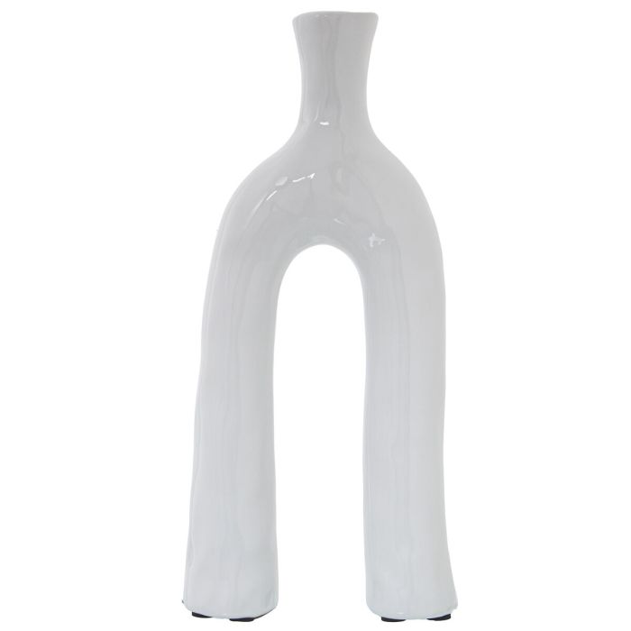 Candelabro Alexandra House Living Blanco Cerámica 16 x 32 x 5 cm