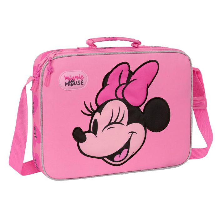 Cartera Escolar Minnie Mouse Loving Rosa