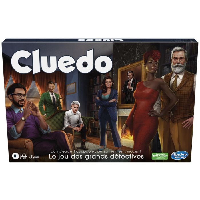Hasbro Gaming Cluedo Classic Refresh Juego de mesa de reflexión y estrategia nueva versión 8 años HAS5010994207205 0 Hasbro Gaming Cluedo Classic Refresh Juego de mesa de reflexión y estrategia nueva versión 8 años HAS5010994207205 0
