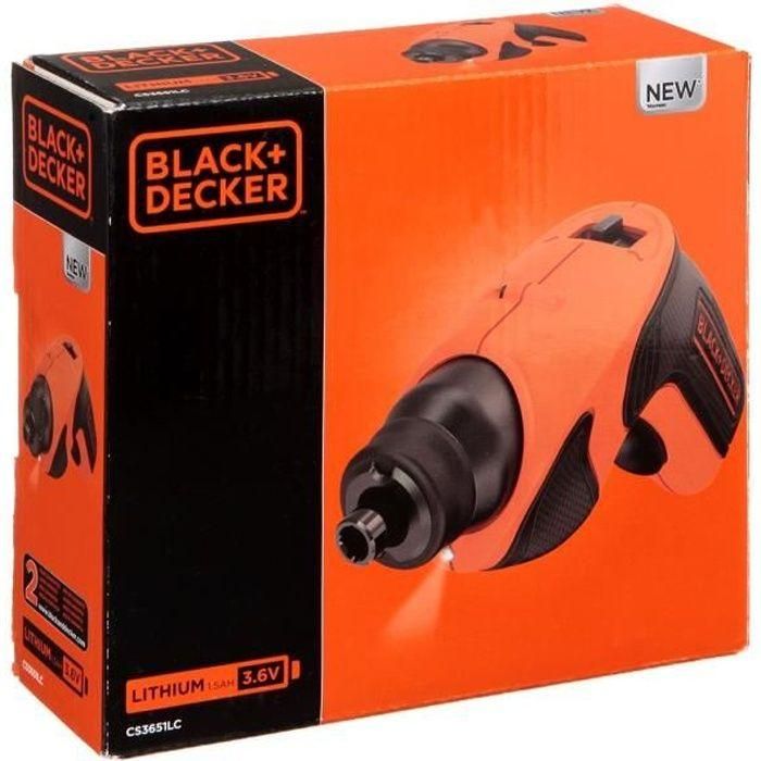 Atornillador Black & Decker CS3651LC