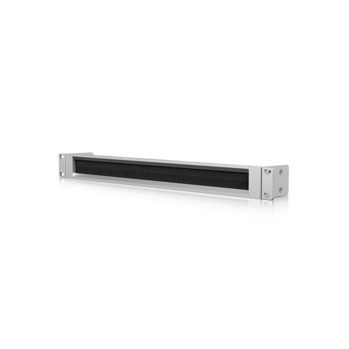 Ubiquiti UACC-RACK-PANEL-BRUSH-1U Panel Pasacables con Cepillo Aluminio Polipropileno Negro Acero 1U