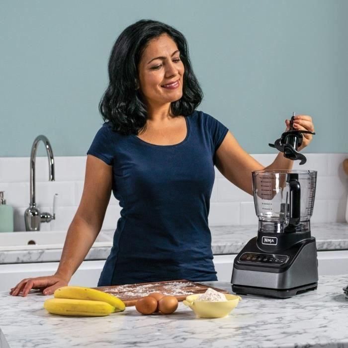 Ninja BN650EU Procesador de Alimentos con Auto-IQ 850W, Pica, Ralla, Mezcla, Varilla para Amasar, 2.1L 1 Ninja BN650EU Procesador de Alimentos con Auto-IQ 850W, Pica, Ralla, Mezcla, Varilla para Amasar, 2.1L 1