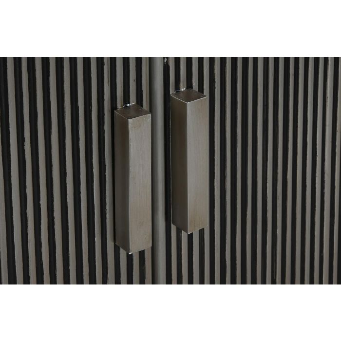 Buffet Moderno DKD Home Decor Plateado Negro 40 x 85 x 180 cm 7 Buffet Moderno DKD Home Decor Plateado Negro 40 x 85 x 180 cm 7