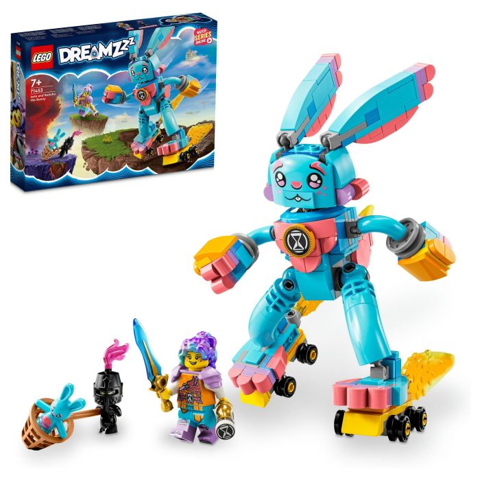 LEGO DREAMZzz Izzie y el Conejo Bunchu 71453 Set de Construcción para Niños +7 Años