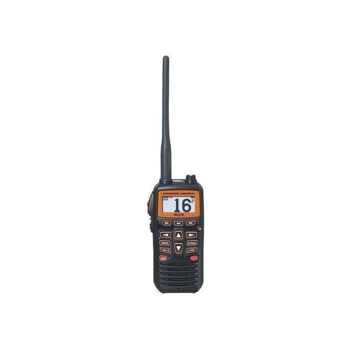 VHF portátil - horizonte estándar - HX210E - impermeable - flotante - 6W 1 VHF portátil - horizonte estándar - HX210E - impermeable - flotante - 6W 1