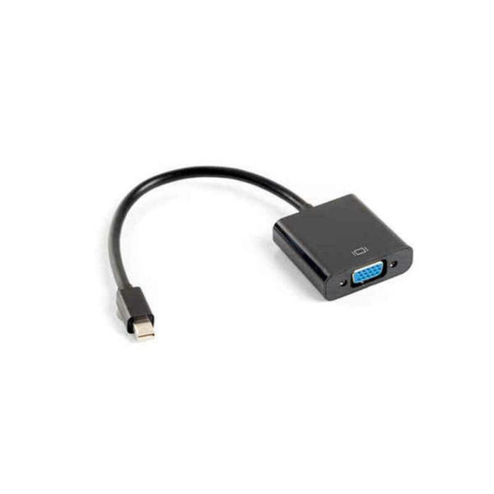 Lanberg Adaptador Mini DisplayPort Macho a VGA Hembra, 20cm, Resolución 1920x1200