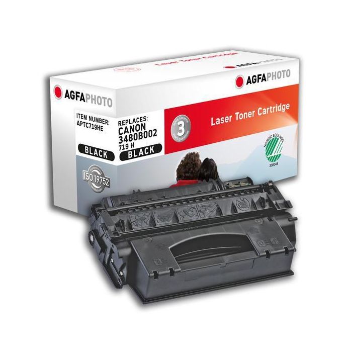 AgfaPhoto Replacement Toner for Canon, 6400 PY, Black
