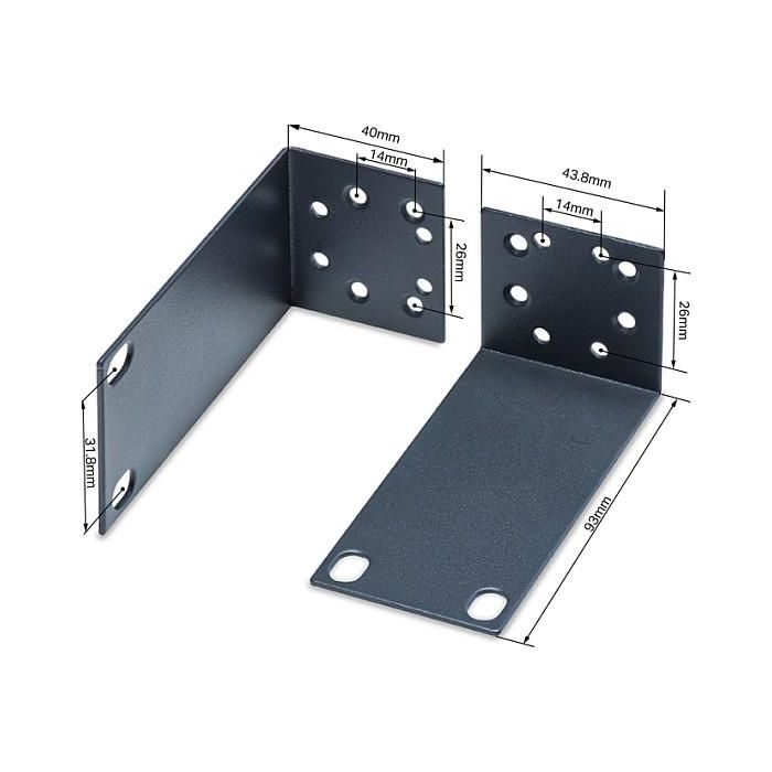 TP-Link Omada Rack-mounting Bracket Kit - Kit de Montaje en Rack Metálico Negro 1