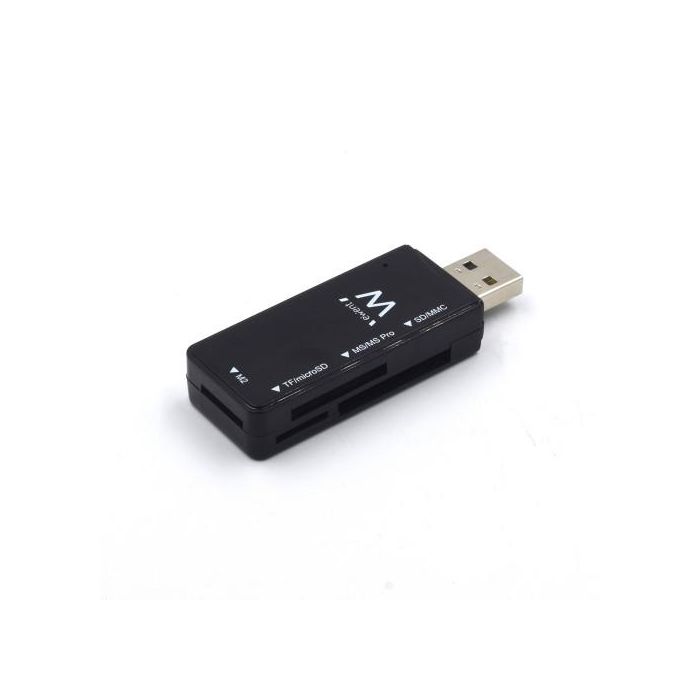 Ewent Lector Tarjetas Múltiple USB 2.0 EW1049 - Compatible con SD, Micro SD, MMC, MS, M2 - Alta Velocidad 480 Mbps Ewent Lector Tarjetas Múltiple USB 2.0 EW1049 - Compatible con SD, Micro SD, MMC, MS, M2 - Alta Velocidad 480 Mbps