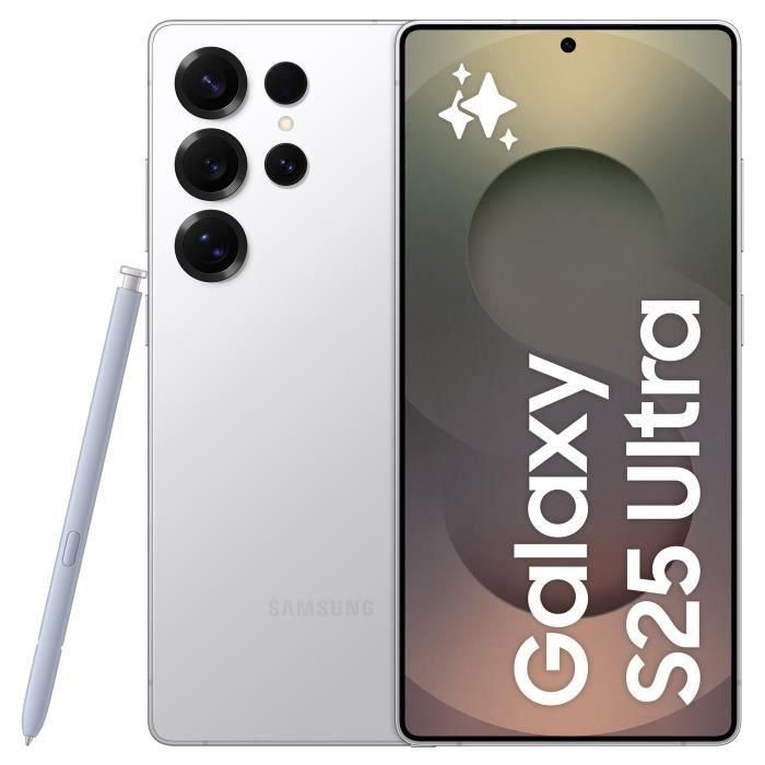 Samsung SM-S938BZSGEUB Smartphone Galaxy S25 Ultra 12GB RAM 512GB 6.9" 5G Titanio Plata con S Pen y AI Samsung SM-S938BZSGEUB Smartphone Galaxy S25 Ultra 12GB RAM 512GB 6.9" 5G Titanio Plata con S Pen y AI