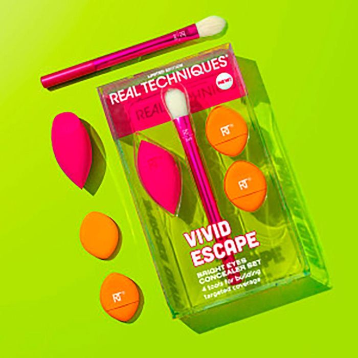 Real Techniques Vivid Escape Bright Eyes Concealer Estuche 4 Pz 1 Real Techniques Vivid Escape Bright Eyes Concealer Estuche 4 Pz 1