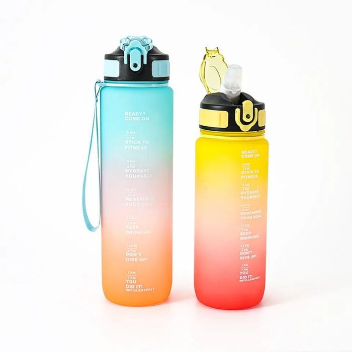 Bewinner Botella Sport Agua Multicolor 600 ml (12 Unidades) 2 Bewinner Botella Sport Agua Multicolor 600 ml (12 Unidades) 2