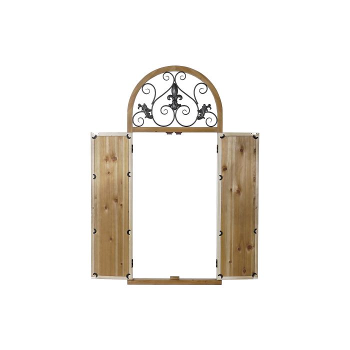 DKD Home Decor Espejo de Pared Alpino Tipo Ventana en MDF y Metal Natural, Blanco y Gris Oscuro 138x60 cm 3 DKD Home Decor Espejo de Pared Alpino Tipo Ventana en MDF y Metal Natural, Blanco y Gris Oscuro 138x60 cm 3