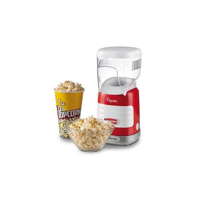 Ariete 2956 Máquina de Palomitas Party Time Popper Roja, Diseño Retro Años 50, Aperitivo Natural sin Grasas 2