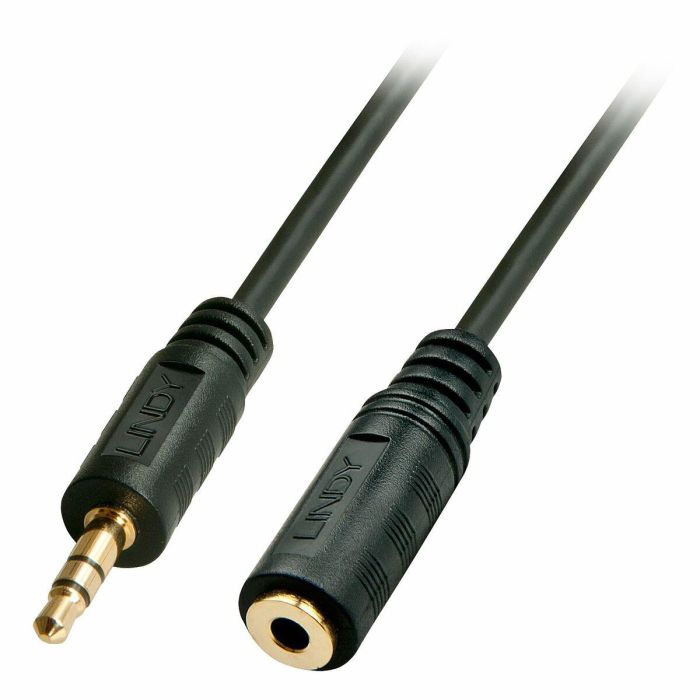 Lindy Cable de Extensión de Audio Premium 3.5mm Jack Macho a Macho 10m para Móviles, Altavoces y Amplificadores