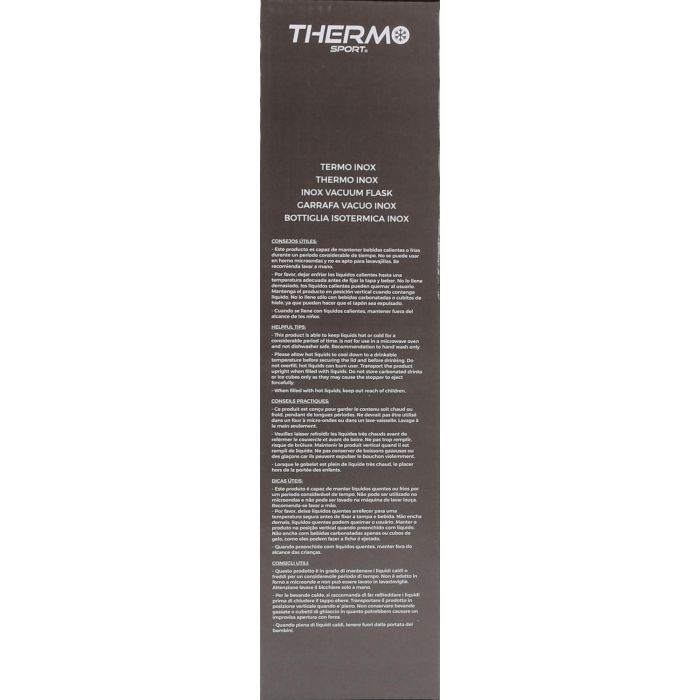 Termo Inox 750 ml Soft Touch 3-Surt Thermosport (6 Unidades) 6 Termo Inox 750 ml Soft Touch 3-Surt Thermosport (6 Unidades) 6