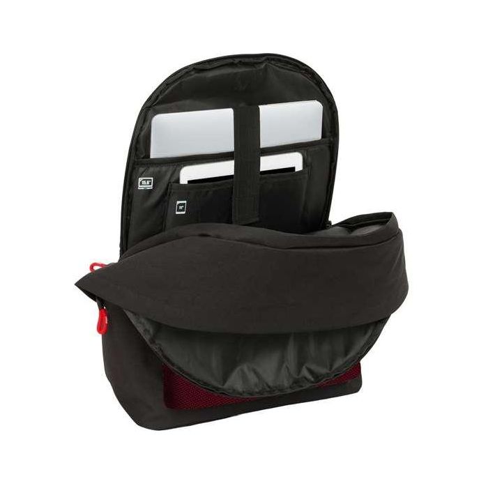 Safta Mochila Doble Vulcan para Portátil 15,6" + USB, 31x44x18 cm 3