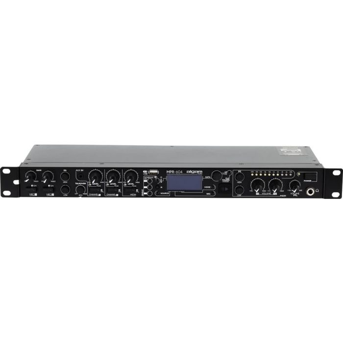 Mezclador Amplificador De 6 Entradas, Usb, Fm, Rackable Mezclador Amplificador De 6 Entradas, Usb, Fm, Rackable