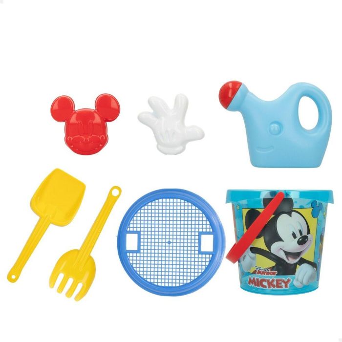 Set de Juguetes de Playa Mickey Mouse Ø 18 cm (16 Unidades) 2