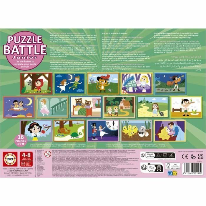 Puzzle Educa Battle Jr Contes 16 Piezas 2 Puzzle Educa Battle Jr Contes 16 Piezas 2