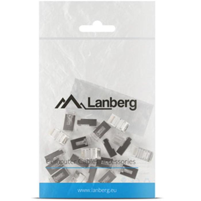 Lanberg PLS-6020 conector RJ-45 Acero inoxidable, Transparente 1 Lanberg PLS-6020 conector RJ-45 Acero inoxidable, Transparente 1